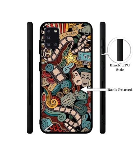 Image of Movies Design Premium 2D Printed Metal Back Case Cover for Samsung Galaxy A31 4G