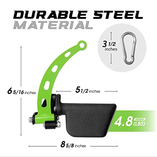 Yes4All Neutral Multi-Grip Wide LAT Pulldown Attachments Bar/Spreader/Paddle Grip for Home Gym Cable Pulley System Machine - Image 2