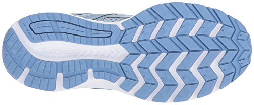 Saucony Women's Cohesion 11 Running Shoe, Fog/Blue, 8 Medium Us #TOP3
