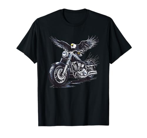 Aigle Fantastique avec Motif Moto pour Homme et Femme T-Shirt