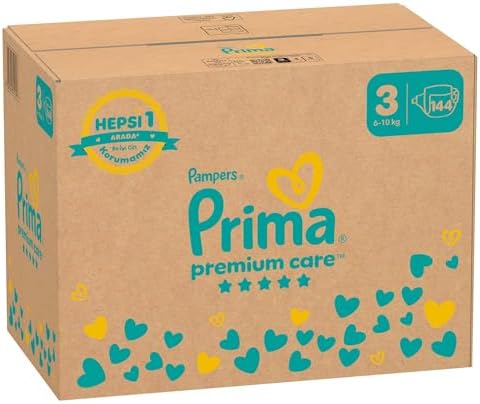 Prima Premium Care Bebek Bezi 3 Numara 144 Adet Aylık Fırsat Paketi - Görsel 2