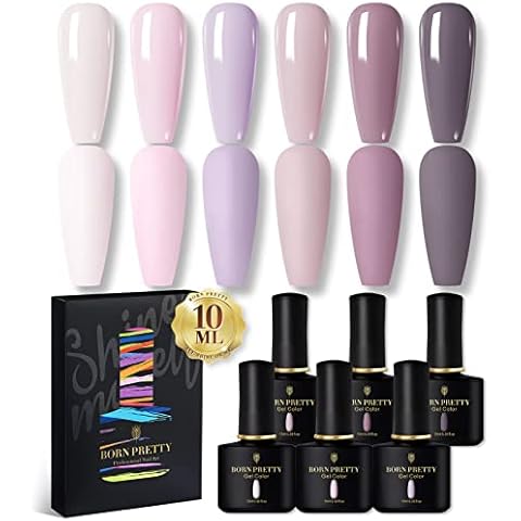 BORN PRETTY UV Nagellack Rosa Violett Lila Cover