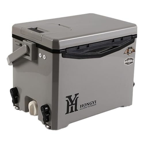Hielera portátil – Hielera ligera con aislamiento | Enfriador de viaje para bebidas, picnics, barbacoas, barcos, mantiene las bebidas frías y frescas, ideal para uso al aire libre y eventos