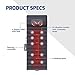 Massage Mat Vibration Pad - Full Body Vibration Mattress Pad for Bed with Rotating Shiatsu Neck Massage Pillow - 10 Vibrating Motors, 4 Warming Heating Spots - Neck, Shoulder, Back Massager