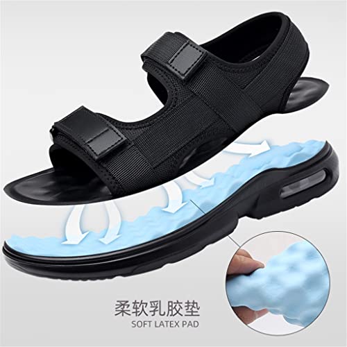 Cloth Sandals Men Non-Slip Beach Shoes Leisure Cool Slippers Driving Sports Air Cushion Shoes for Men(42 Code)4
