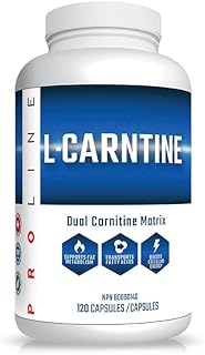 ProLine Advanced Nutrition Advanced L-Carnitine / Dual Carnitine Matrix / L-Carnitine Tartrate & Acetyl L-Carnitine / 120 Vegetable Capsules Per Bottle