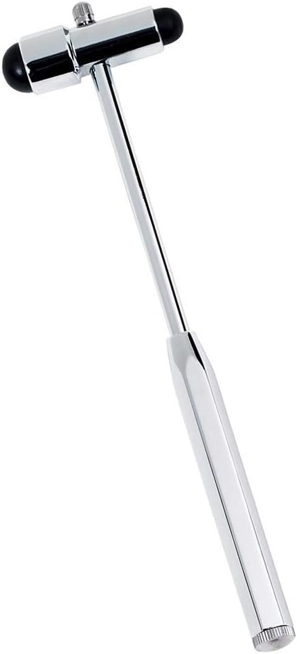 EMI Buck Neurogical Reflex Testing Hammer with Needle and Brush (Black)