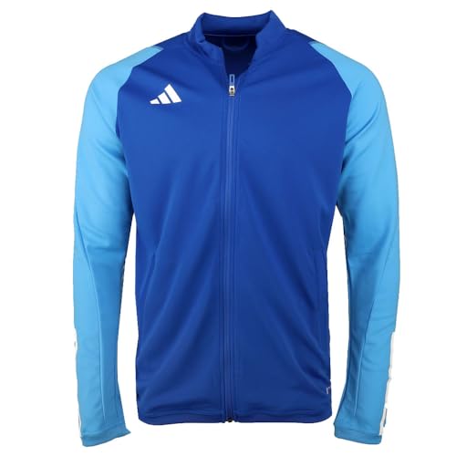 Image of adidas Tiro 23 Competition Training Mens Soccer Jacket, Royal Blue/Pulse Blue, S