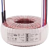 Lumonic trasformatore toroidale 50VA 2x15V per sistemi audio, industriali, alogeni e a binario - tensione di ingresso 230V - tensione secondaria 30V - modello RSO-826021