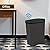 3 PACK - Bathroom Trash Can with Lid - 2.5 Gallon Automatic Trash Cans Touchless - Bedroom, Office - Small Smart Garbage Can - Electric, Narrow - Motion Sensor Trash can Bathroom ( Matte Black )