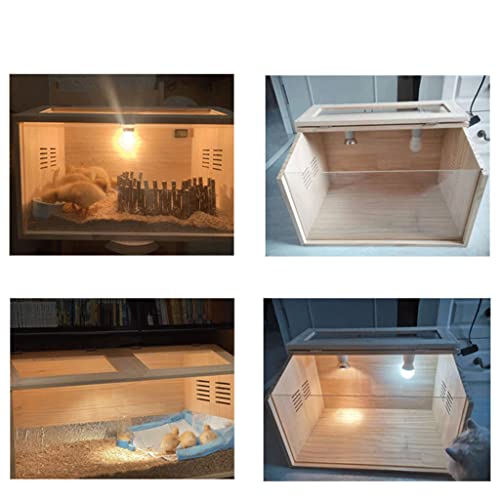 BAUBUY Cage à Hamster en Bois Massif, boîte d'élevage de Poulet en rut, Petit nid d'animal élevant Une Grande Maison en Bois de Villa Cage pour Gerbille Souris Russe – vue 3