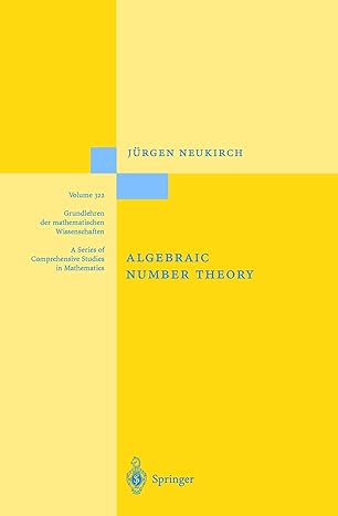 Algebraic Number Theory Softcover reprint of hardcover 1st ed. 1999 Edition-Wow! eBook