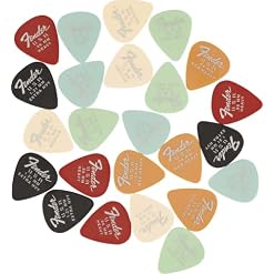 Fender Dura-Tone Lot de 24 médiators Forme 351 – Calibres assortis - Les Beatles, Paul McCartney, John Lennon, RIngo Starr, George Harrison Fender Dura-Tone Lot de 24 médiators Forme 351 - Calibres assortis – Image 3