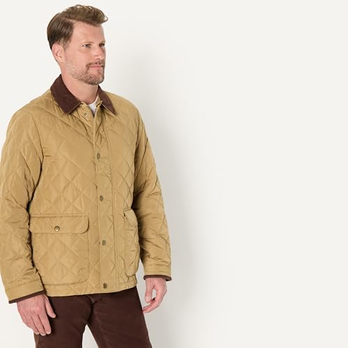 Amazon Essentials Men's Quilted Midweight Jacket, Tan, X-Large - image 2