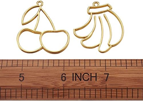 Cheriswelry 10 stuks rechthoekige geometrische holle vormen met open rug voor het maken van sieraden van hars, antiek brons