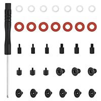 M.2 SSD Schrauben Set, 32 Stück M2 Mainboard Schrauben für ASUS Gigabyte ASRock Motherboard Msi M2 Nvme SSD-Laufwerk Mit nichtmagnetischem Schraubendreher（Kohlenstoffstahl schwarz beschichtet）