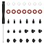 32Pcs Black M.2 Screws