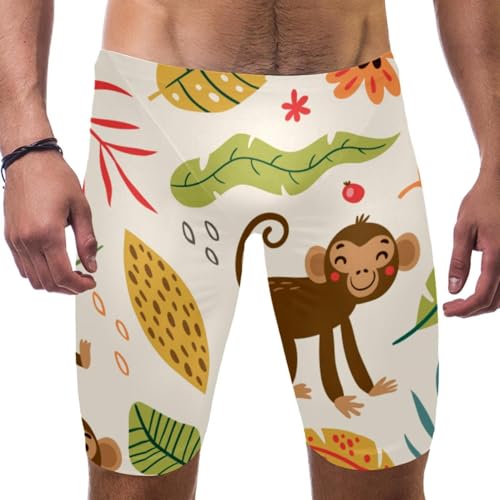Bañador jammer masculino para natación deportiva traje de baño largo estilo racing