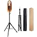 Eerya Mannequin Head Tripod Stand Heavy Duty Metal Adjustable Wig Holder Stand for Canvas Block Head Hairdressing Training Head Doll Head Manikin Mannequin Head with Carry Bag