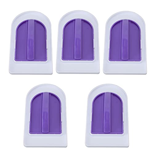 Nikou Juego de 5 piezas de alisadores de pasteles de fondant, diseño de mango de plástico de grado alimenticio, herramientas pulidoras para decoración de pasteles para el hogar o tienda de pasteles