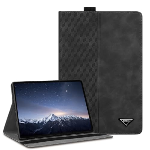 CXTCASE Hülle für Xiaomi Pad 6 11.0 2023 Multi-Winkel Folio Flip PU Lederhülle Smart Cover Case Schutzhülle für Xiaomi Pad 6 Schwarz
