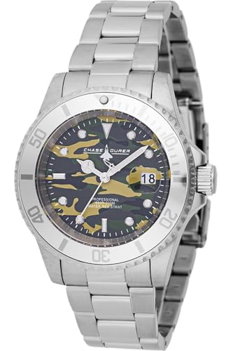 Montre pour homme Chase Durer en acier robuste et cadran vert analogique sophistiqué