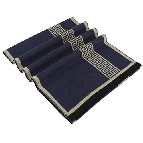 Bufanda de seda invierno hombres LOTIE foulard caliente de negocios para traje elegante de caballero