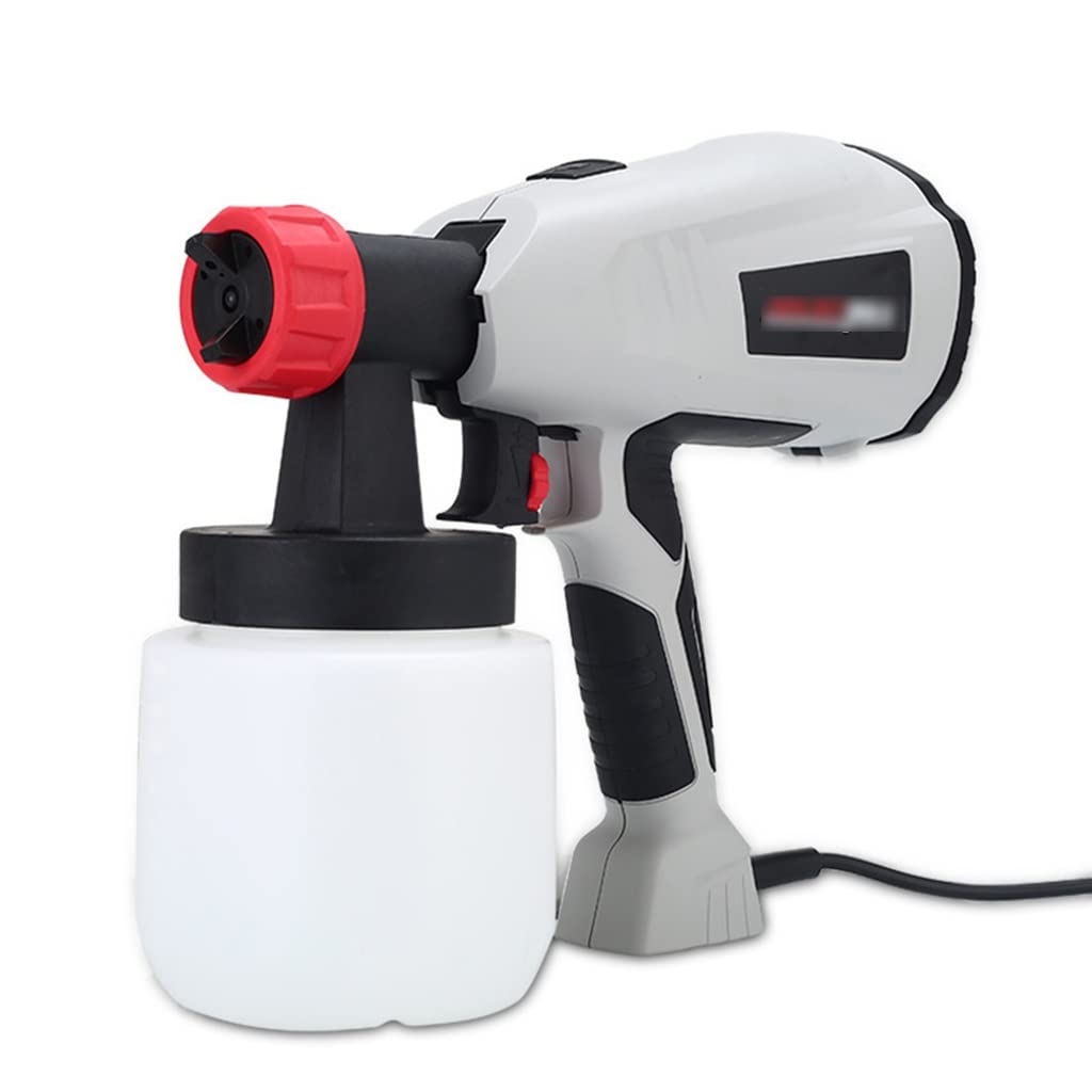 Elektryczny pistolet natryskowy z pojemnikiem na farbę 700 ml i 3 dyszami do malowania ścian, sufitu, drewna, metalu, ogrodzenia