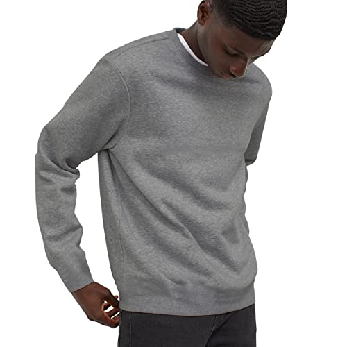 Blusa de Moletom Masculina Protege do Frio Confort – Slim Fitness Fashion - Cinza Claro - G