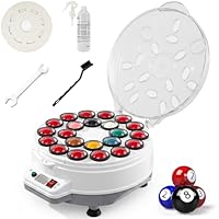 VexNook Poolball-Reiniger, Automatischer Poolball-Polierer, Elektrischer Pool-Ballreiniger-Poliermaschine, 1000 RPM, Leise & Effizient, für 22 Billard- und Snooker Bälle