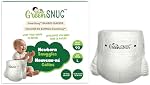 Bamboo Diaper - Size 3 Latex and Chlorine Free Diapers for Toddlers - Ultra Soft Bamboo Fiber Leak Proof Diapers with Wetness Indicator - Comfortable for Babies 12-36 months 10 to 14 kg
