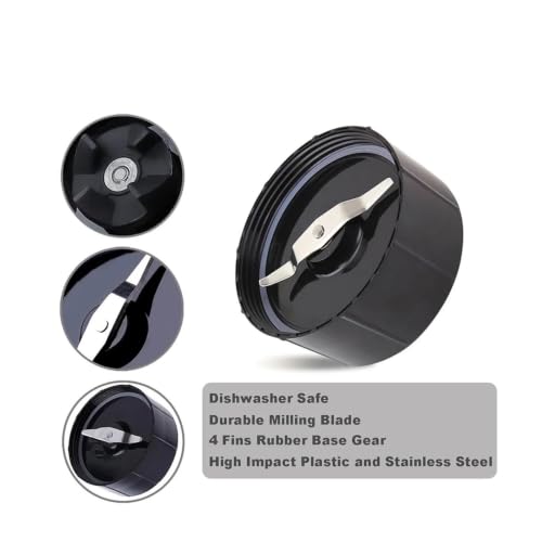 Cuchilla plana para moler granos en batidora Magic Bullet 5