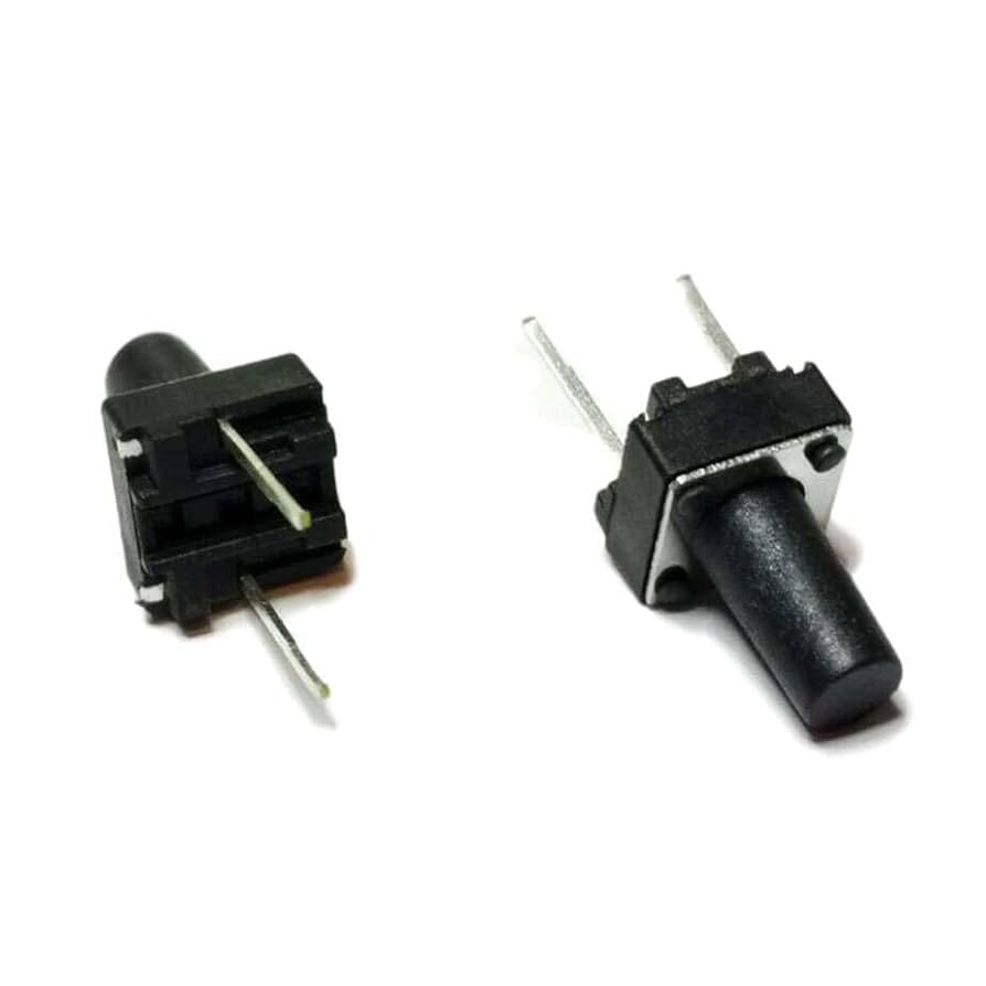 Mini Push Button 2 pin 6x6x12mm (20PCS): Buy Online at Best Price in Egypt  - Souq is now Amazon.eg