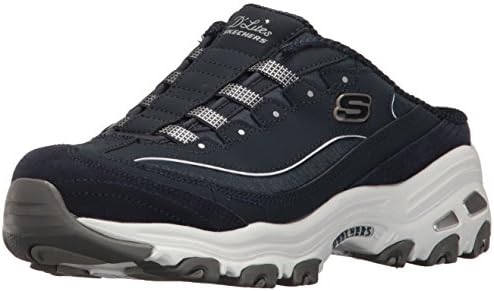 Skechers Sport Women's D'Lites Fashion Sneaker, Navy/White, 5 M US
