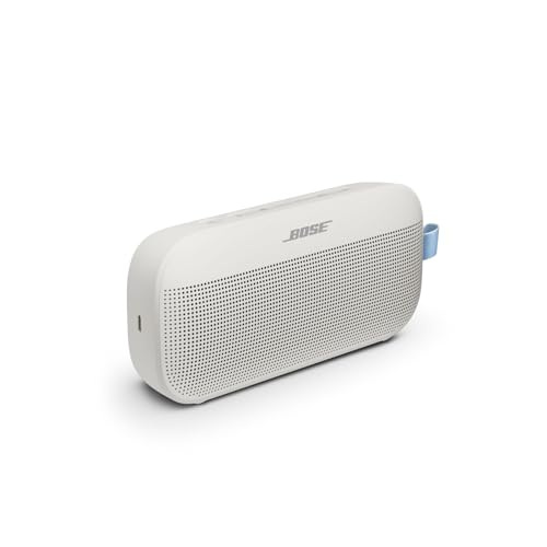 Image of Bose SoundLink Flex Bluetooth Speaker (2nd Gen) - Portable Outdoor Speaker with Hi-Fi Audio, Waterproof and Dustproof, USB-C, Up to 12 Hours Battery Life, Fog Grey - Limited Edition Color