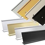Office Name Plate Holders - Fits Standard Size 2x8, 2x10 or 2x12, Goes on Wall or Desk, Choose Color and Type