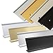 Office Name Plate Holders - Fits Standard Size 2x8, Goes on Wall or Desk, choose color and type