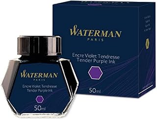 Waterman Fountain Pen Ink, Tender Purple, 50ml Bottle