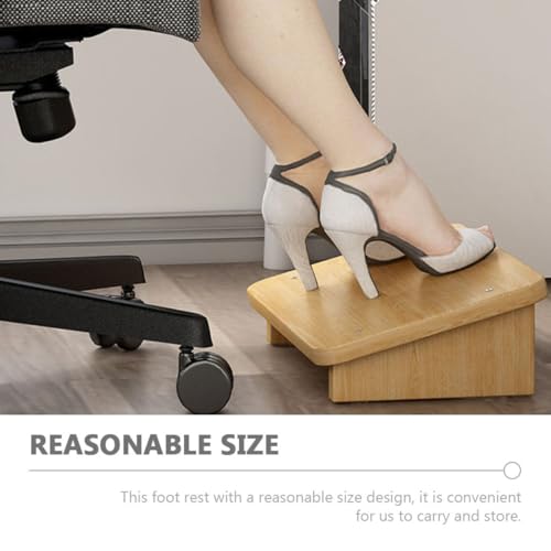 Repose-pieds de bureau en bois portable pour une posture saine - 8