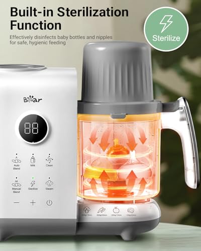 Amazon - Bear 18.5-Oz Baby Food Maker Steamer & Blender - image 6