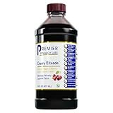 Premier Research Labs Cherry Elixade - Natural Energy Support - Quality Black Cherry Juice - Superfood Concentrate - Kosher Certified - No Added Sugar - 16 fl oz