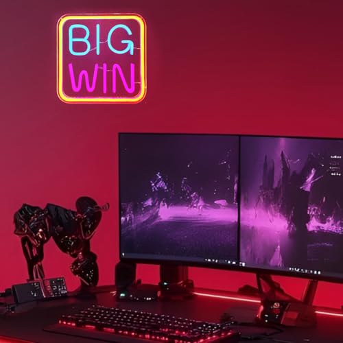 Image of LED Game Sign Game Zone Neon Signs Gaming Room Wall Art Decor Man Cave Lights Signs Gamer Home Bedroom Decoration USB Powered Brightness Adjustable