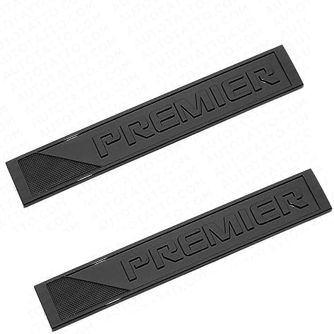 Gloss Black Overlay Emblem For 2007-2020 Chevy Tahoe LT – Grille Nameplate Letter – Replaces 12335700 - View #5