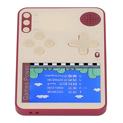 Consola de jogos pré-carregada, Consola de jogos portátil Mini ecrã a cores ultrafino para adultos p