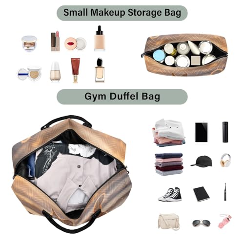 Large Travel Duffel Bag, Happy Puppy Run Beach Sport Tote Gym Bag, Shoulder Weekender Overnight Bag for Women Men, Carry On Luggage with Toiletry Bag4