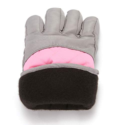 T-HOT Luvas infantis para inverno, espessas, quentes, montanhas, snowboard, esqui, luvas impermeávei