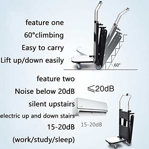 Carretilla eléctrica para escaleras, plegable y resistente miniatura 3