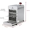 Small Stainless Steel Gas SteakGrill Portable Steak Broiler & Sear Station, Outdoor Salamander BBQ with Pizza Stone,