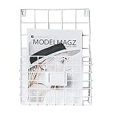  ZY123 Revistero, Revistero De Hierro Forjado Montaje En Pared Soporte De Revista Innovador Estante Decorativo Simple De Pared Periódico Estante De Almacenamiento De Archivos De Documentos
