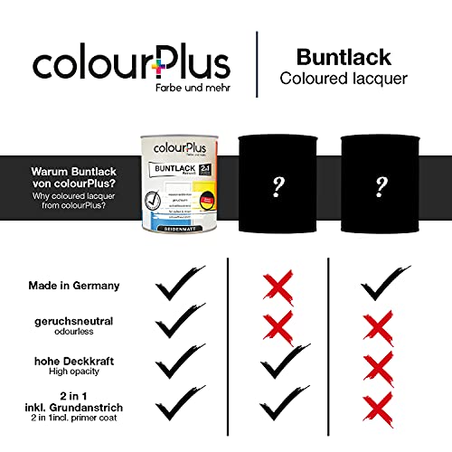 Buntlack colourPlus 2in1 Seidenmatt für Holz und Metall